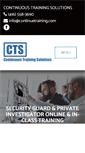Mobile Screenshot of continuetraining.com